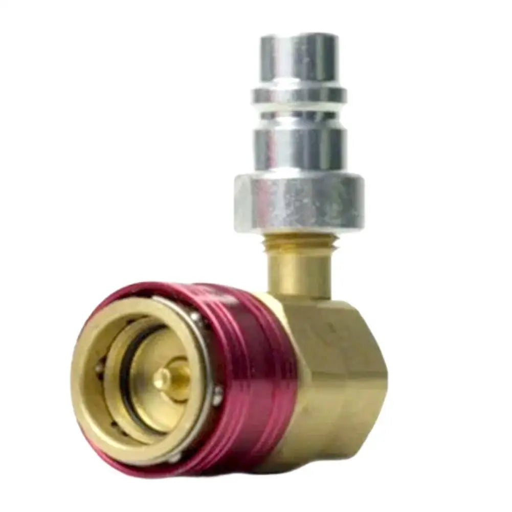 R134A A/C Quick Connect Coupler Set – Brass Manifold Gauge Adapter AC Manifold Coupler SPOT D