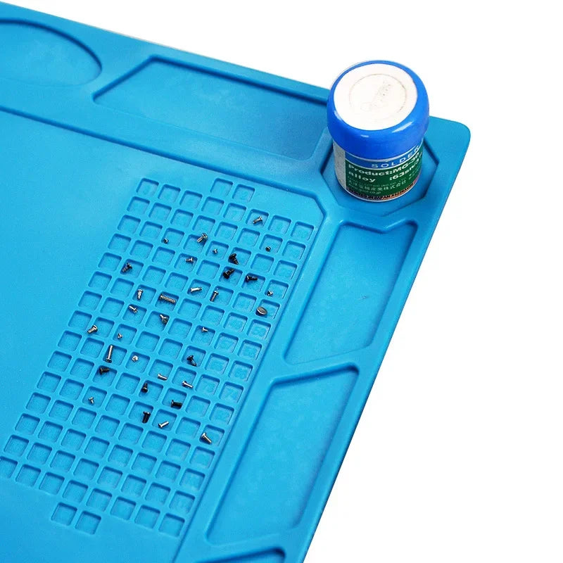 Silicone Soldering Mat – Heat-Resistant Magnetic Repair Pad Soldering Repair Mat SPOT