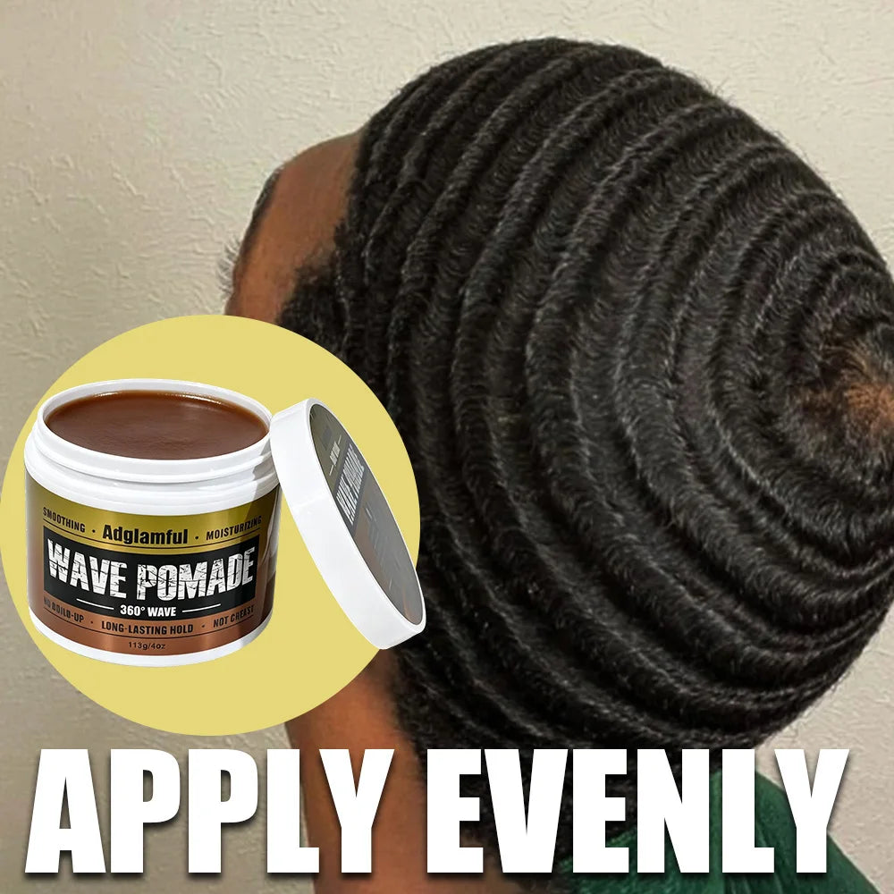Adglamful Men's Hair Pomade 113g – Strong Hold & Wet Look Hair Styling Pomade SPOT