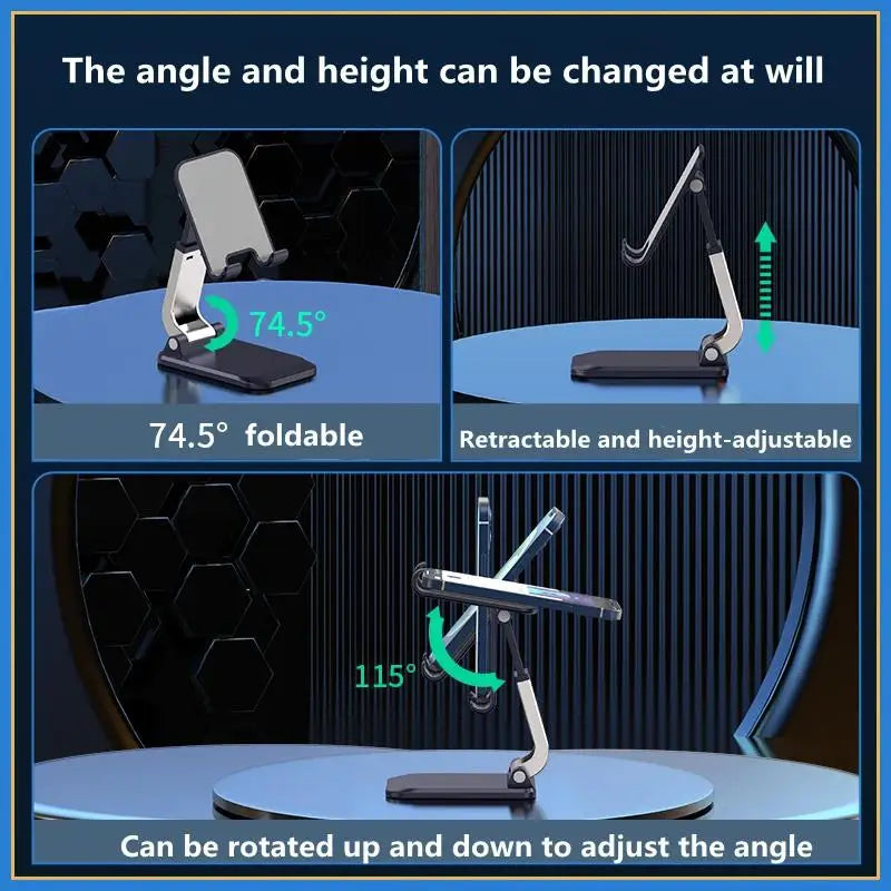 Adjustable Folding Phone & Tablet Stand – 360° Lazy Desk Mount Phone & Tablet Stand SPOT