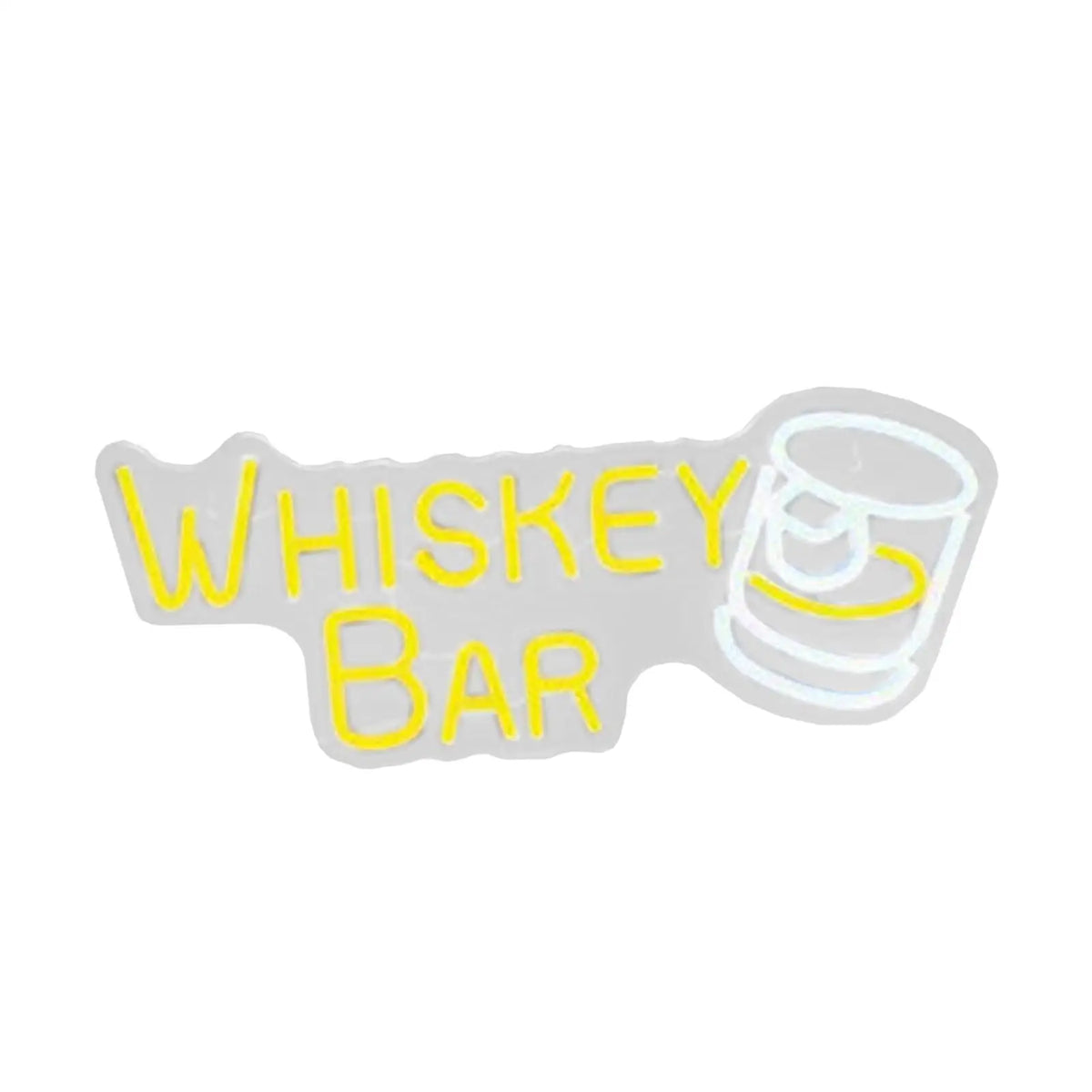 Whiskey Bar LED Neon Sign – USB Powered Wall Decor Light LED Neon Sign SPOT