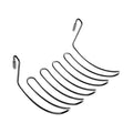 Stainless Steel Sink Drain Basket Hanging Rack – Space Saving Sink Drain Basket SPOT Silver-1pc