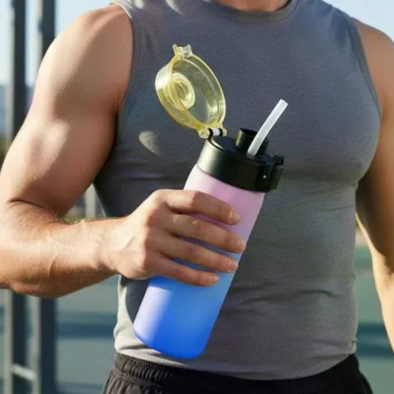 500ml BPA-Free Gradient Sports Water Bottle – Gym & Outdoor Sports Water Bottle SPOT