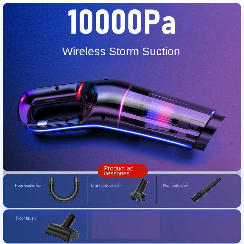 60W Cordless Handheld Vacuum – Car & Home Wet/Dry USB Handheld Vacuum SPOT