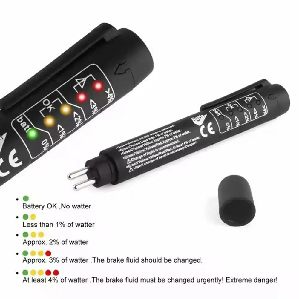 Brake Fluid Test Pen – 5 LED Automotive Fluid Tester Brake Fluid Tester SPOT