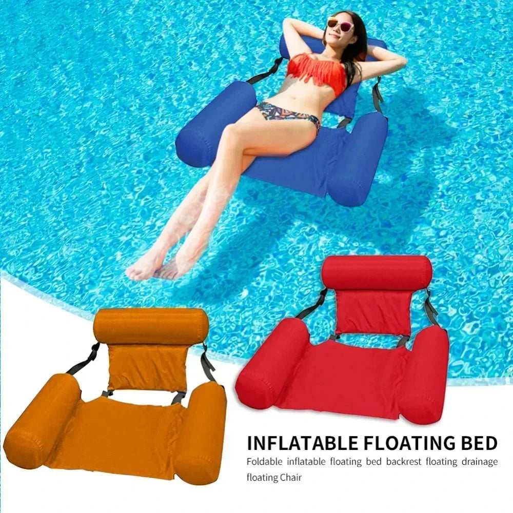 Inflatable Water Hammock Pool Float Lounger for Adults Inflatable Pool Float SPOT