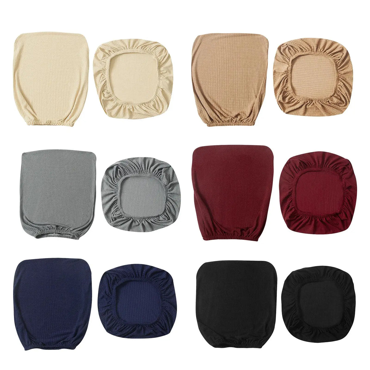 Stretchable Office Chair Slipcover – 2-Piece Swivel Chair Cover Chair Slipcover SPOT