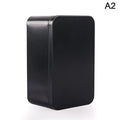 Metal Tin Box – Sealed Tinplate Jar for Tea, Candy & Storage Tin Storage Box SPOT Black