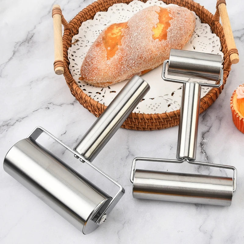 Stainless Steel Rolling Pin – Double-Sided Dough Roller Rolling Pin SPOT