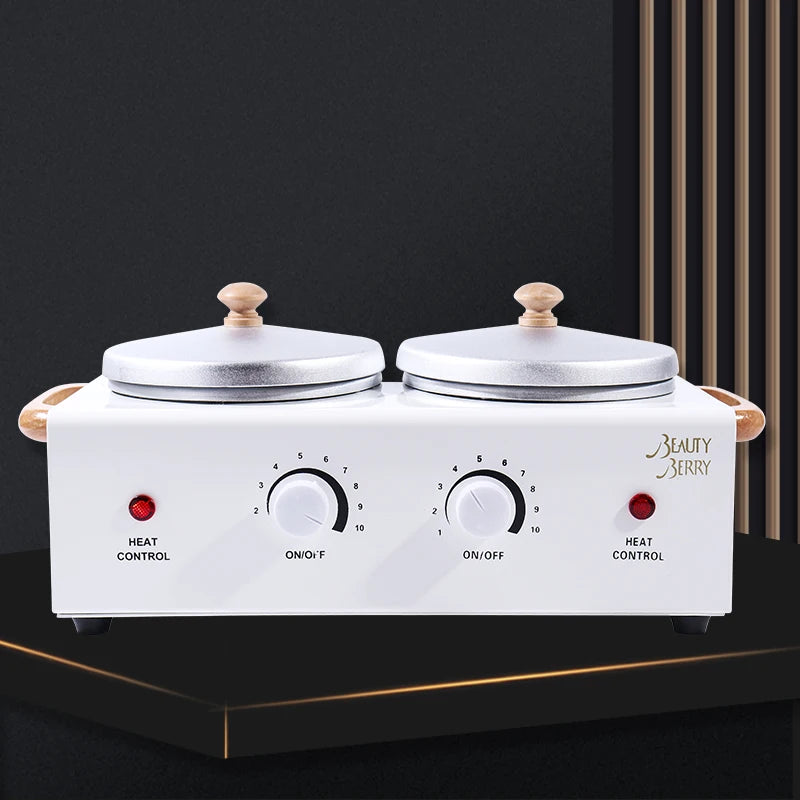 Double Wax Pot Heater – Dual Furnace Hair Removal Wax Melter Wax Pot Heater SPOT