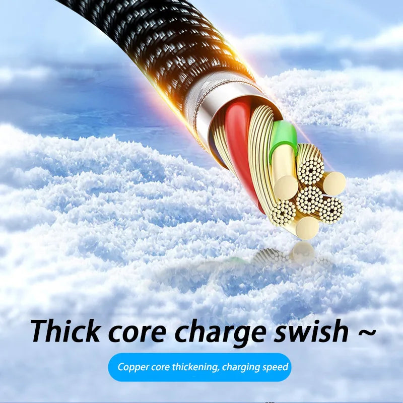 PD 100W USB-C Fast Charging Cable with LED Display – 1m & 2m USB Charging Cable SPOT