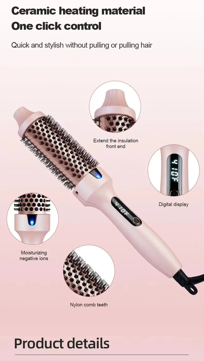 Professional Hair Straightening Brush – 5-Level Heat Styler Hair Straightening Brush SPOT