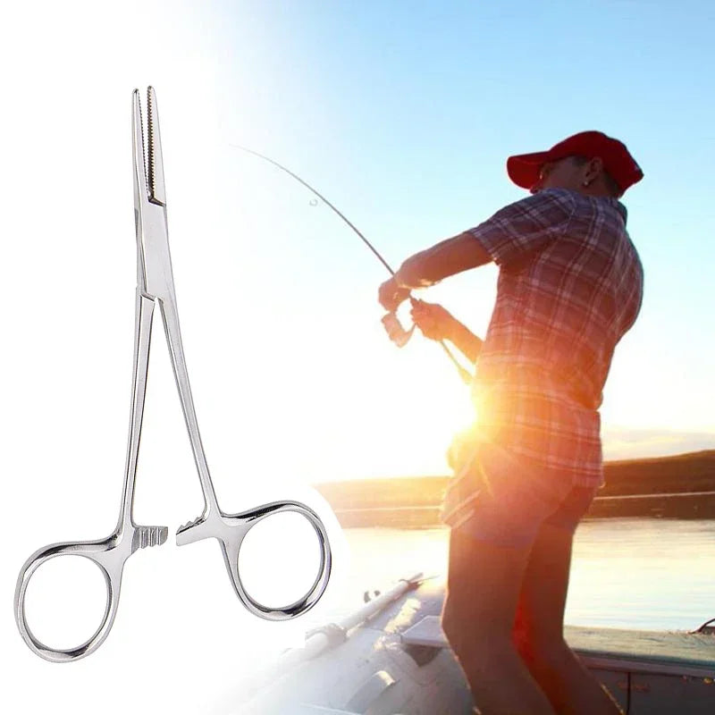 Stainless Steel Fishing Forceps | Locking Hemostat Clamp Tool Fishing Forceps SPOT