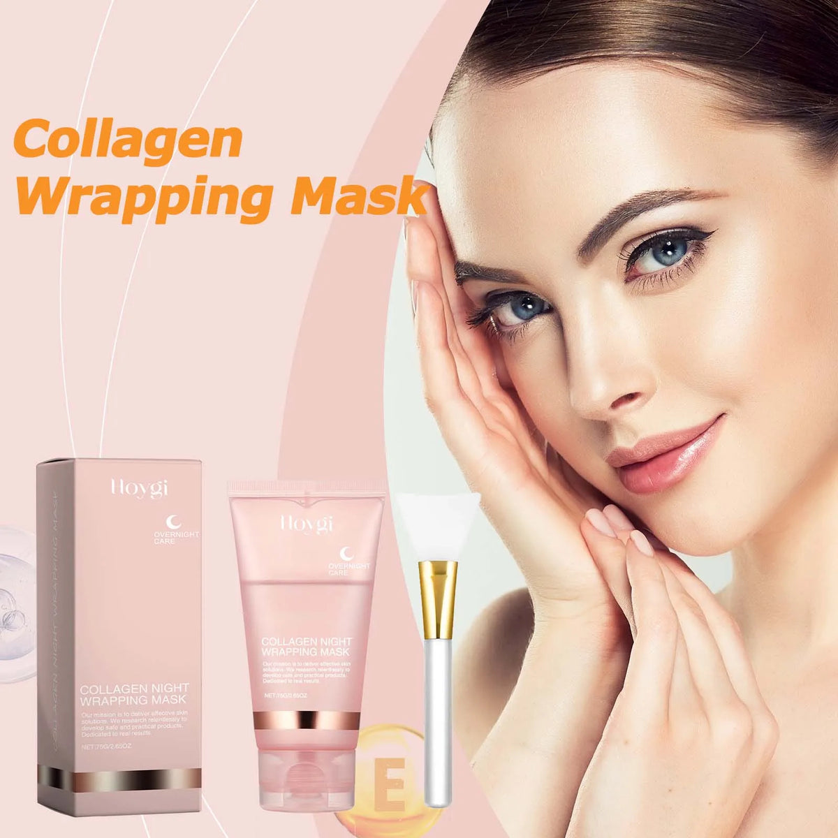 Hoygi Collagen Peel-Off Overnight Face Mask – Firming & Hydrating Overnight Face Mask SPOT