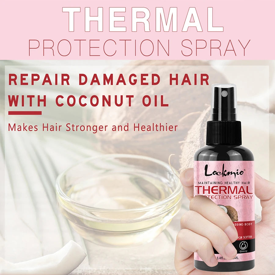 Lockmio Hair Care Set – Heat Spray, Rosemary Oil & Wax Stick Hair Care Set SPOT
