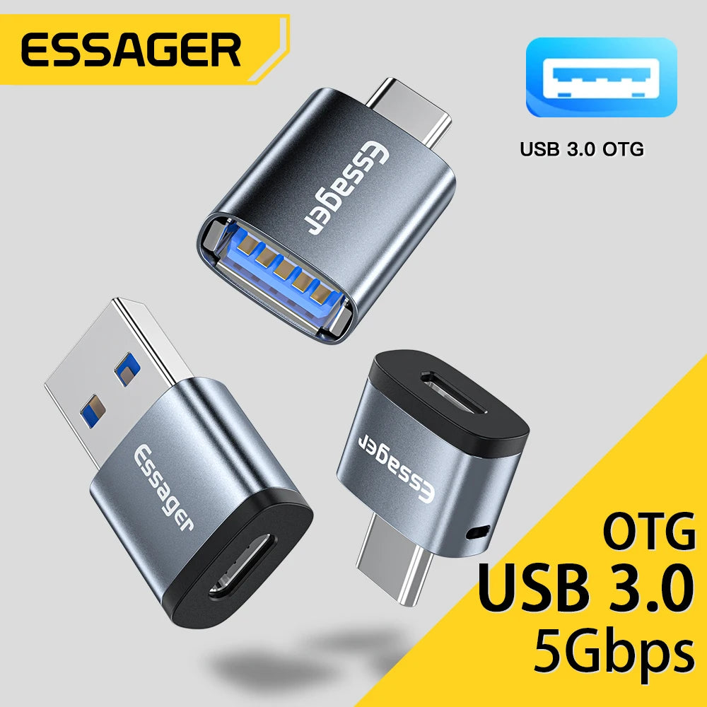 Essager USB-C to USB 3.0 OTG Adapter | Type-C Converter USB-C OTG Adapter SPOT