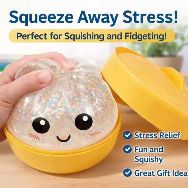 Crystal Dumpling Squishy Toy – Slow Rebound Sensory Squeeze Ball Squishy Fidget Toy SPOT