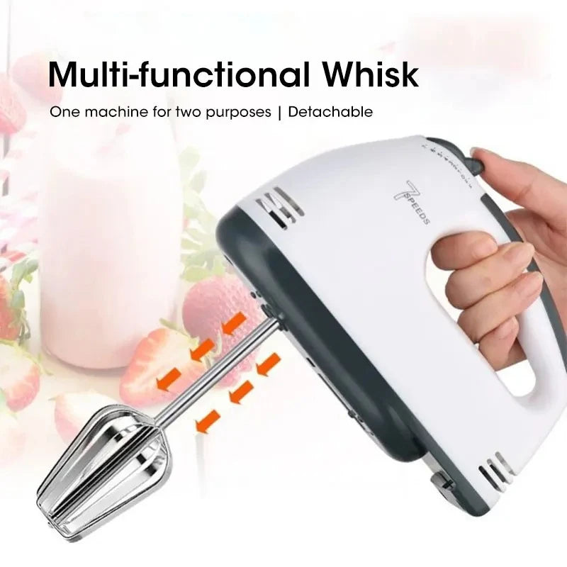 7-Speed Electric Hand Mixer – Baking Blender for Cream & Eggs Electric Hand Mixer SPOT