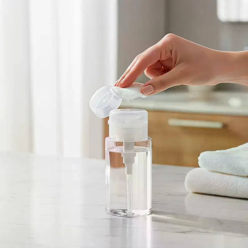 Refillable Push Pump Bottle – Reusable Home Dispenser Pump Dispenser Bottle SPOT