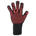 Heat Resistant BBQ Oven Glove – Flame Retardant, 300–500°C Oven & BBQ Glove SPOT 33cm red
