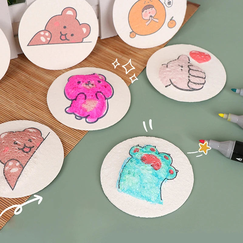 3D Magic Puffy Foam Painting Paper for Kids – DIY Art Craft Kids Art Craft Kit SPOT