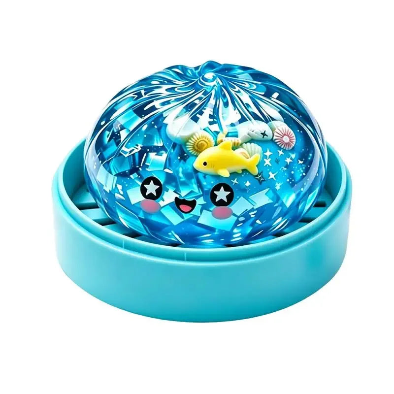 Marine Animal Shell Glitter Mud Squeeze Toy – Sensory Fun Novelty Squeeze Toy SPOT 1PC