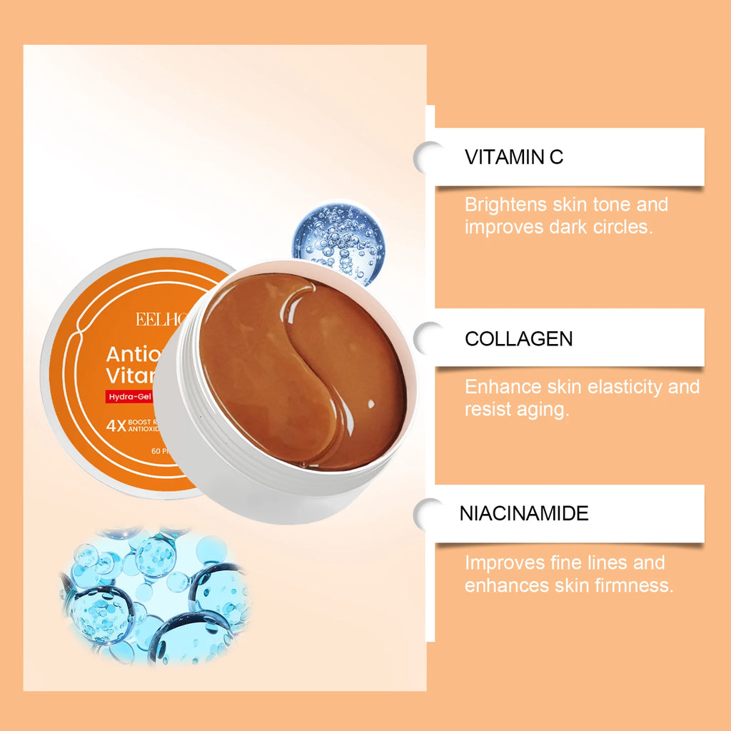 EELHOE Under Eye Patches – Hyaluronic Acid, Collagen & Vitamin C Under Eye Patches SPOT