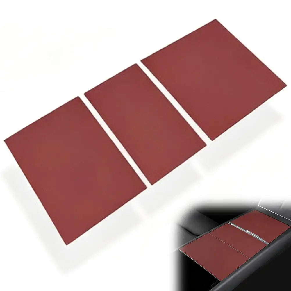 Silicone Console Pad for Tesla Model Y & Model 3 Highland Console Protector Pad SPOT Red