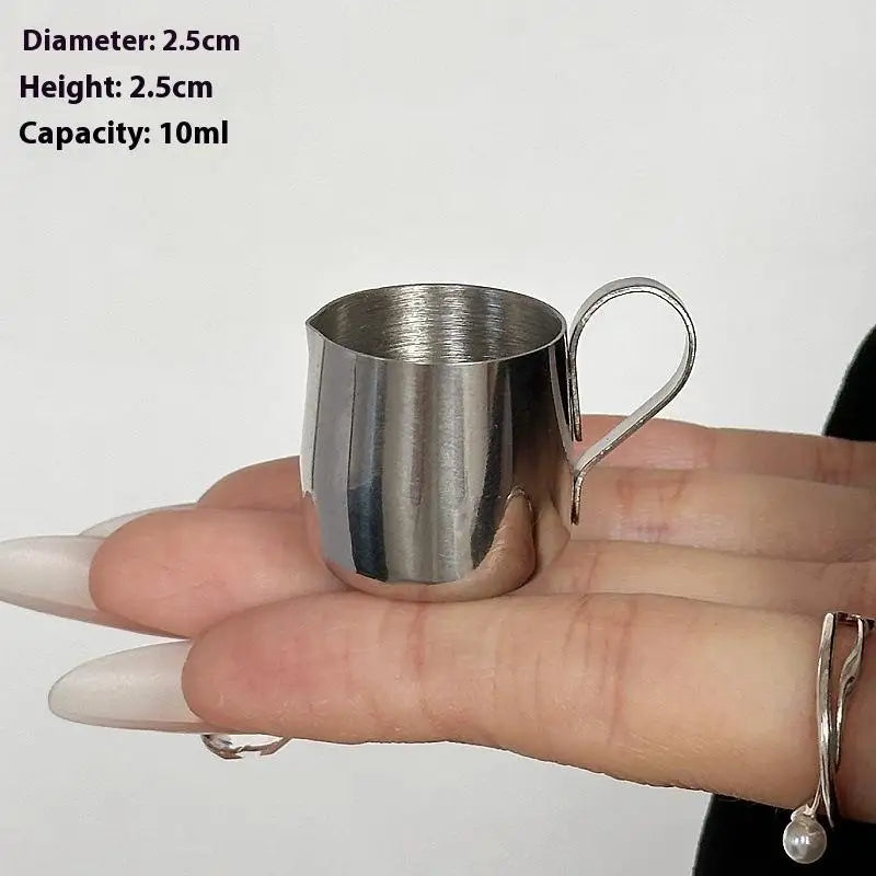 Stainless Steel Milk Frothing Pitcher – Latte Art Jug 12.5/30ml Milk Frothing Pitcher SPOT 1