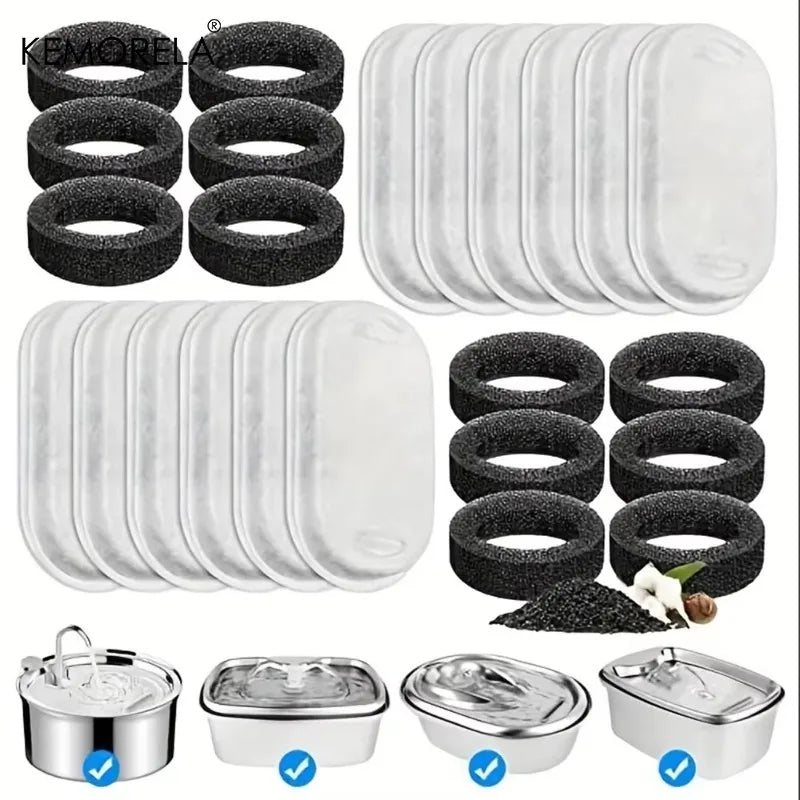 Cat Water Fountain Replacement Filters 8–24 Pack Pet Fountain Filters SPOT