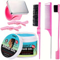 Goiple Tea Tree Mint Braiding Gel – Edge Control & Frizz Smooth Hair Braiding Gel SPOT 7pcs-100gel-tools