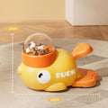 KEMORELA Duck Treat Dispenser Toy for Cats & Dogs Pet Treat Dispenser SPOT Yellow