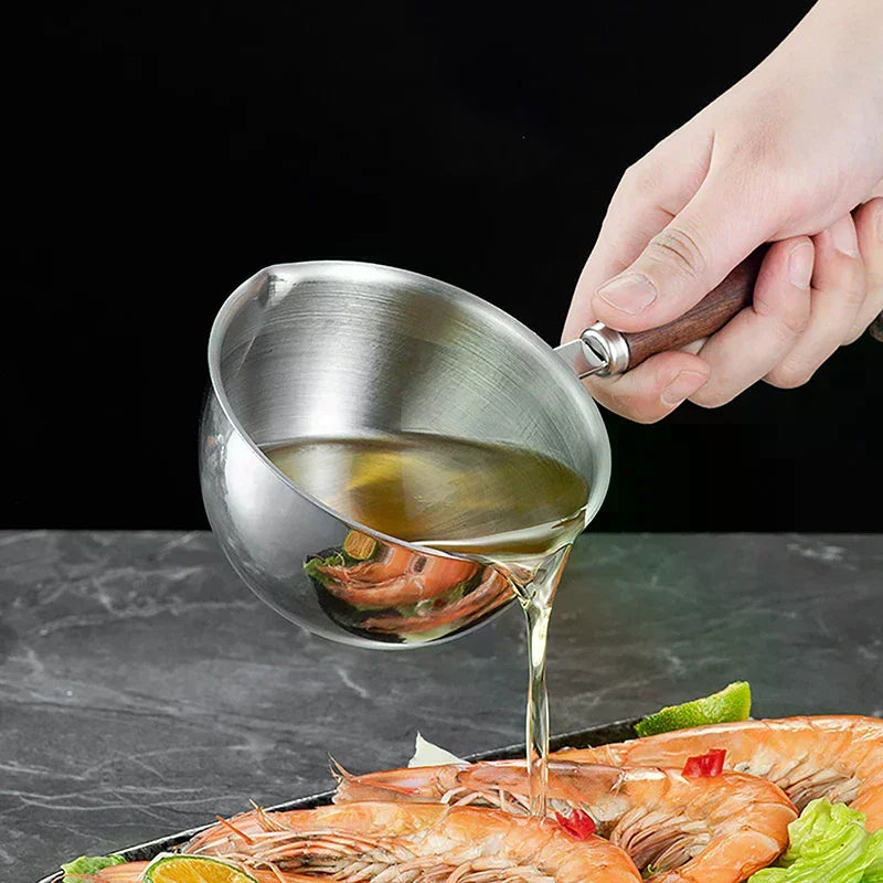 Stainless Steel Wax Melting Pot – Long Handle Butter Warmer Wax Melting Pot SPOT