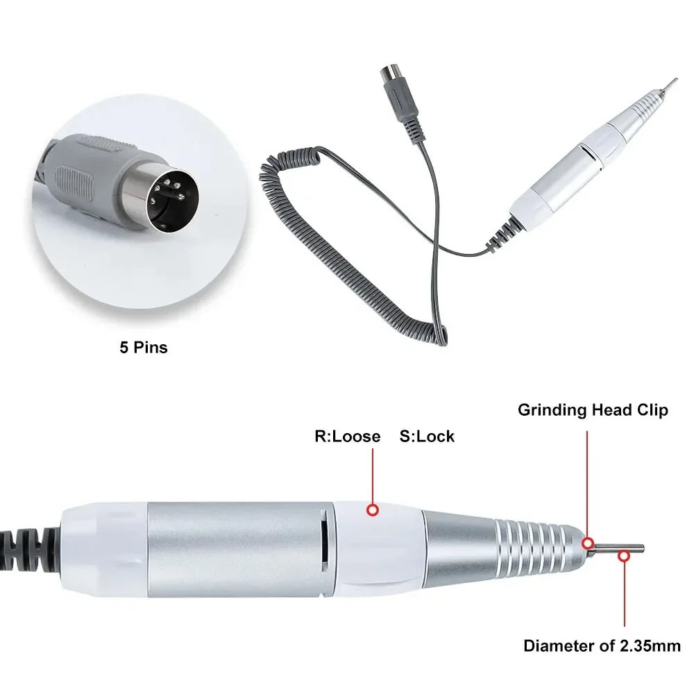 Electric Nail Drill Machine 35000RPM – Pro Manicure Drill Pen Electric Nail Drill SPOT