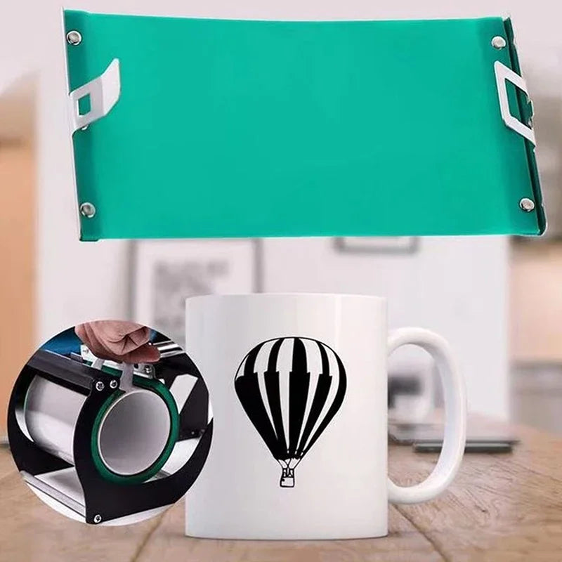 Sublimation Silicone Mug Wrap 9oz–17oz | Heat Transfer Fixture Sublimation Mug Wrap SPOT
