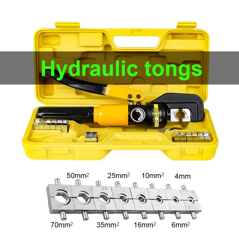 WISRETEC YQK-70 Hydraulic Crimping Tool 4–70mm² 8T Cable Lug Hydraulic Crimping Tool SPOT