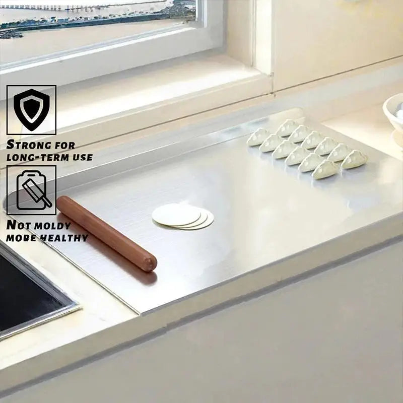 Stainless Steel Non-Stick Baking & Cutting Board for Dough Stainless Steel Cutting Board SPOT