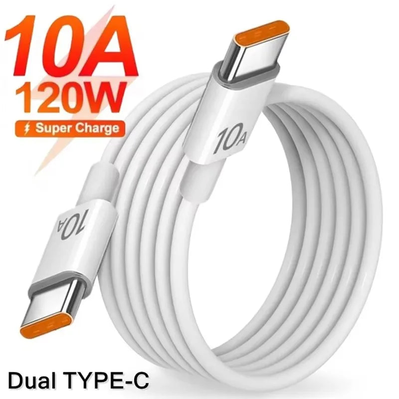 120W USB-C to USB-C Fast Charging Cable – 1 or 3 Pack USB-C Charging Cable SPOT