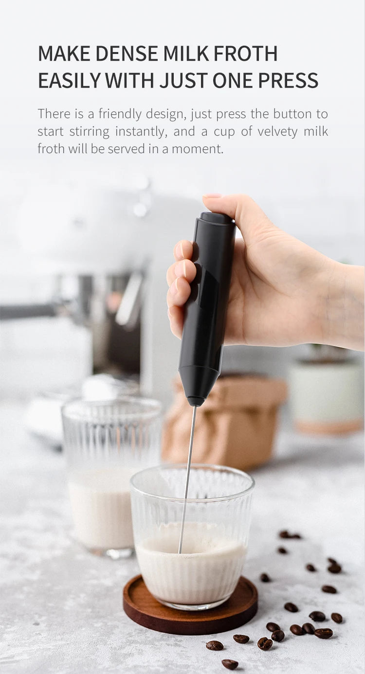 Portable Handheld Electric Milk Frother – Battery-Operated Handheld Milk Frother SPOT