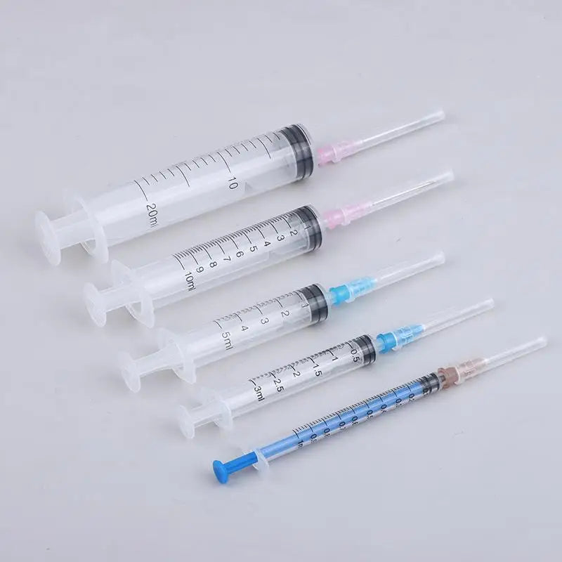 5-Pack Glue Applicator Syringes with Blunt Tip Needles & Caps Craft Applicator Syringe SPOT Default Title