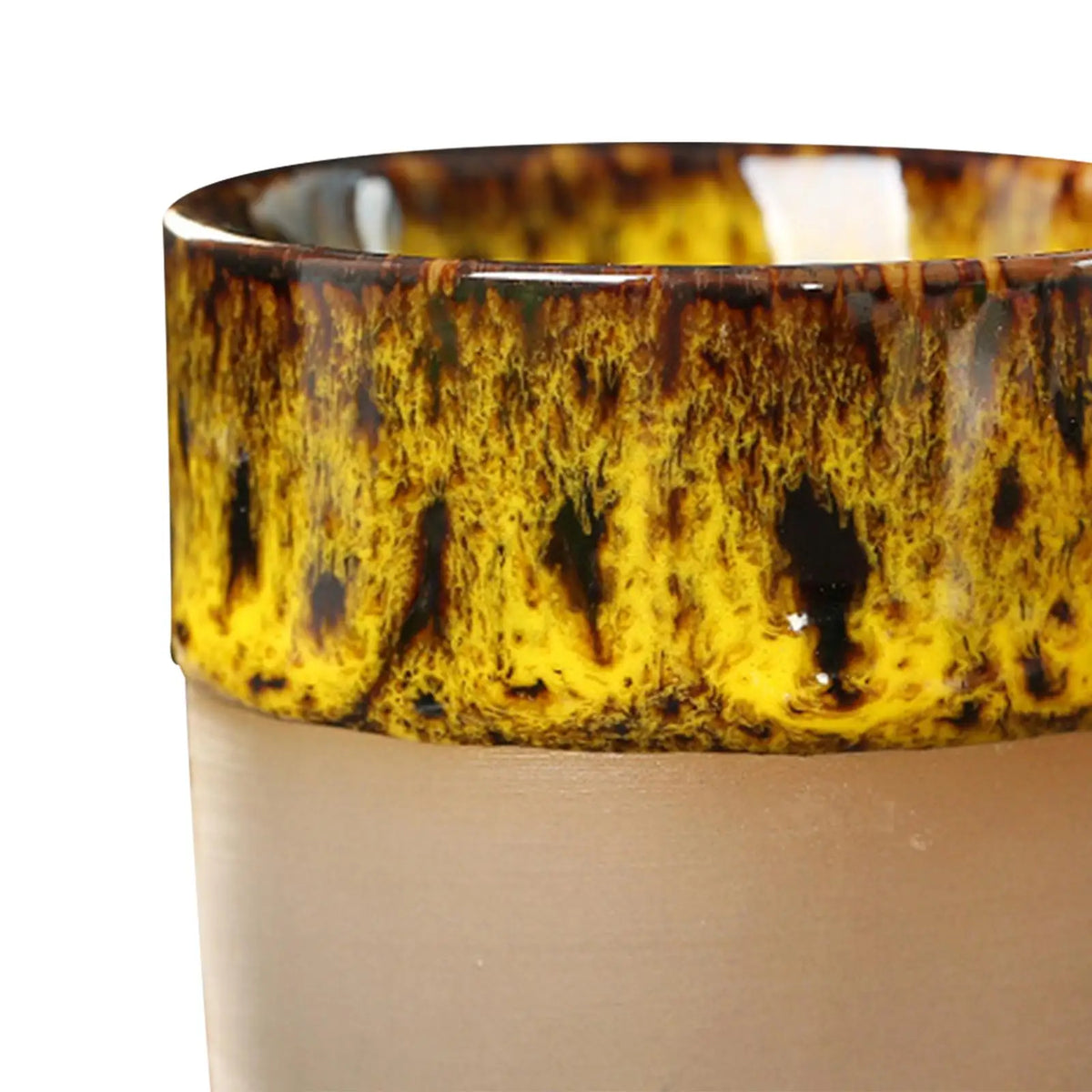 Porcelain Kung Fu Tea Cup 150ml – Drip Glaze Handleless Teacup Porcelain Tea Cup SPOT
