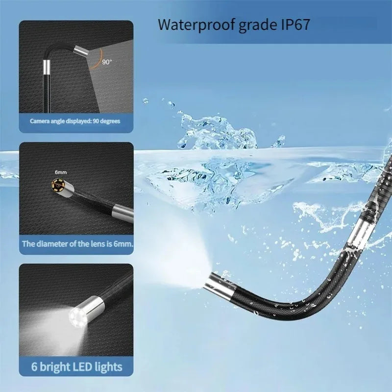 360° Articulating Borescope HD 1080P Inspection Camera Articulating Borescope SPOT