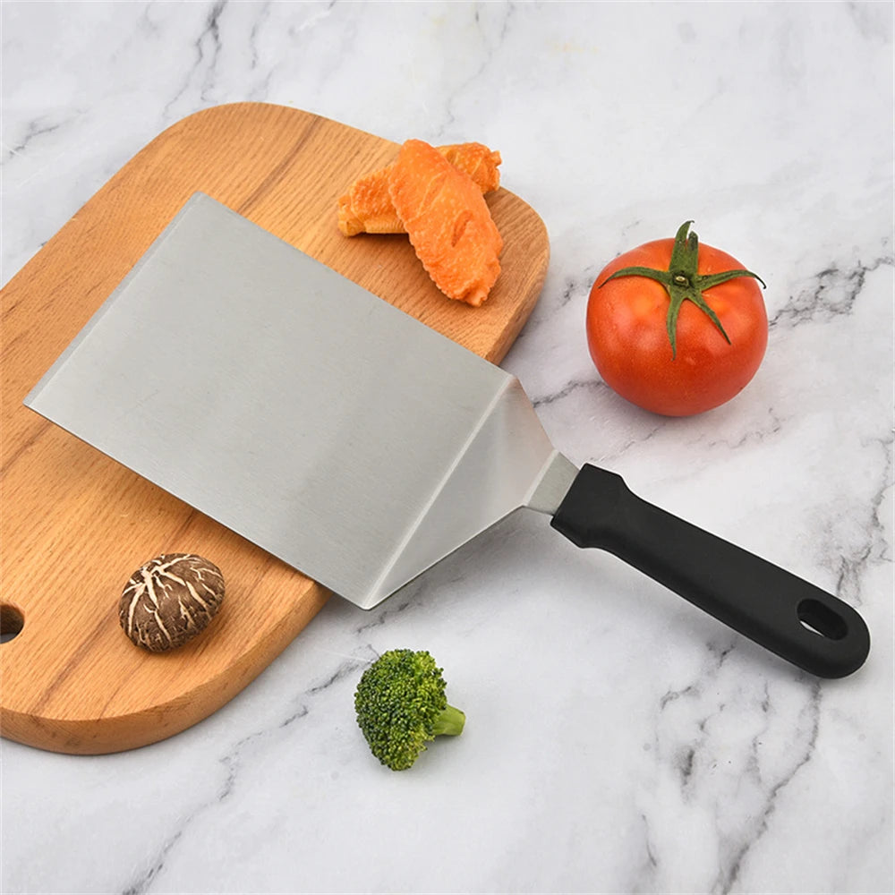 Extra Long Stainless Steel Griddle Spatula – Non-Slip Handle Griddle Spatula SPOT