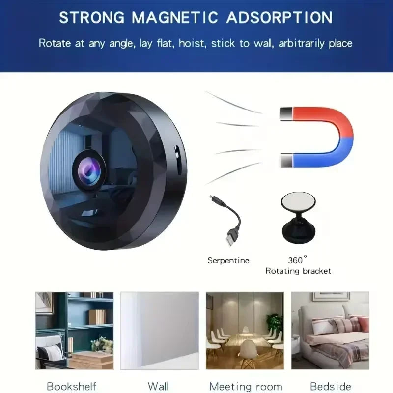 A11 Mini WiFi Security Camera 1080P HD Night Vision Wireless WiFi Security Camera SPOT