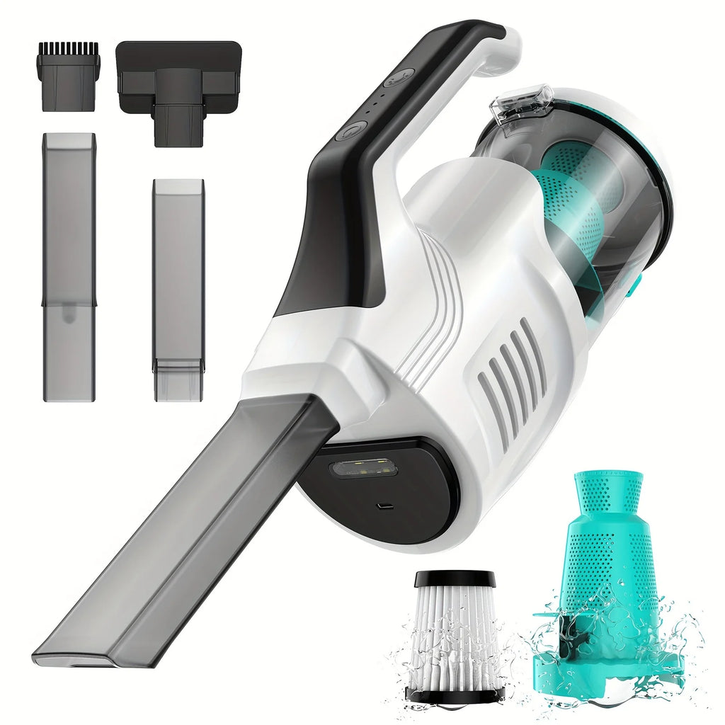 Wireless Wet & Dry Handheld Vacuum Cleaner – 8000Pa 80W Handheld Vacuum Cleaner SPOT No plug