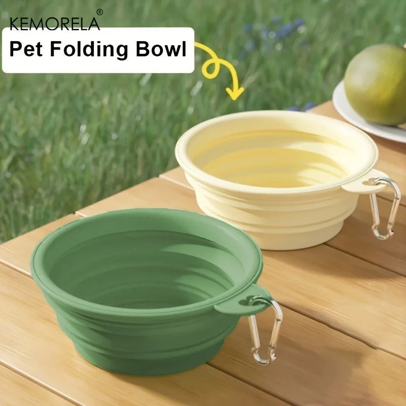 Foldable Dog Travel Bowl – Portable Collapsible Pet Bowl Dog Travel Bowl SPOT