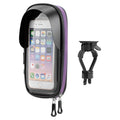 Waterproof Bike Phone Bag – Touch Screen Handlebar Mount Holder Handlebar Phone Bag SPOT black
