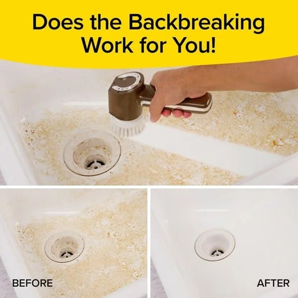 Multifunctional Electric Cleaning Brush – Kitchen & Bathroom Electric Cleaning Brush SPOT