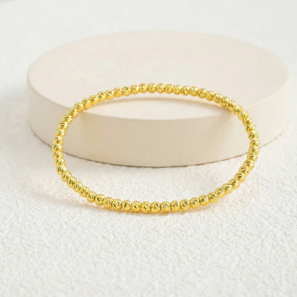 Meaeguet Tri-Color Beaded Stretch Bracelet – Stackable Beaded Bracelet SPOT