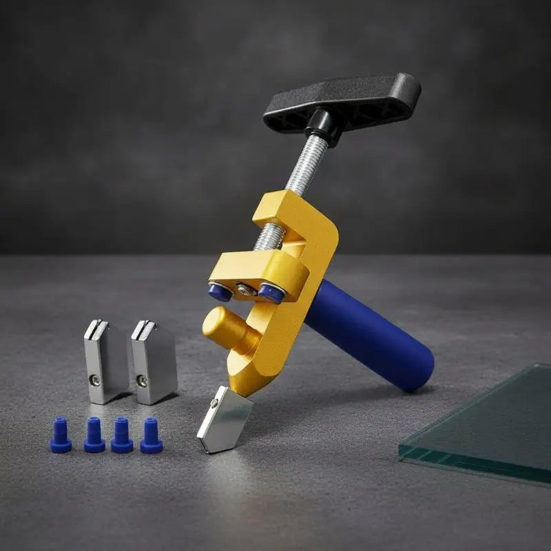 2-in-1 Glass & Ceramic Tile Cutter with Diamond Wheel Tile Cutting Tool SPOT